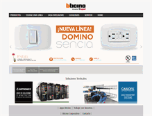Tablet Screenshot of bticino.cr