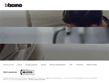 Tablet Screenshot of bticino.it