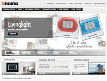Tablet Screenshot of bticino.com.br