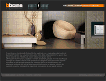 Tablet Screenshot of granitifiandre.bticino.it